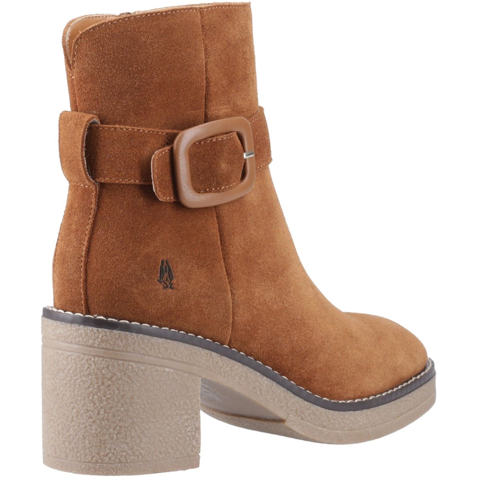 Hush Puppies Fearne Damen Wildleder Stiefeletten mit Absatz in Braun