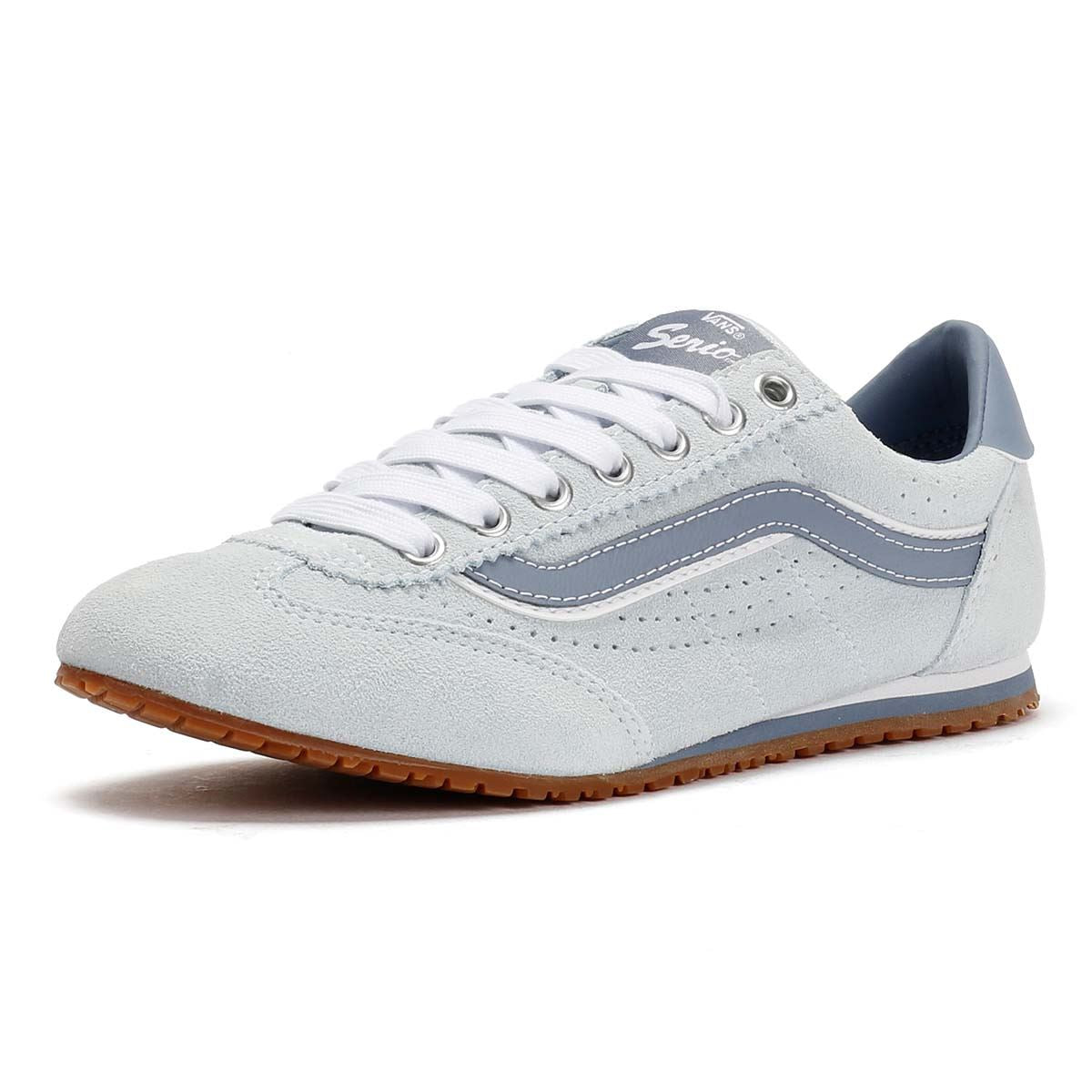 Vans Super Lowpro Wildleder Damen Blaue Sneaker