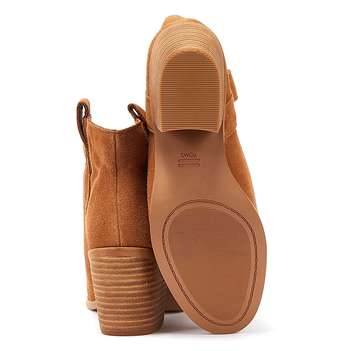 TOMS Konstanze Wildleder Damen Stiefel In Tan
