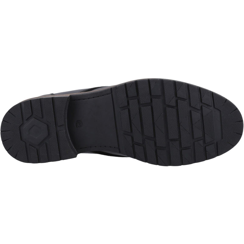 Hush Puppies Ricky Herren Schwarze Farbe Leder Knöchelstiefel