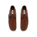Clarks Originals Wallabee Textile Herren Braune Stiefel