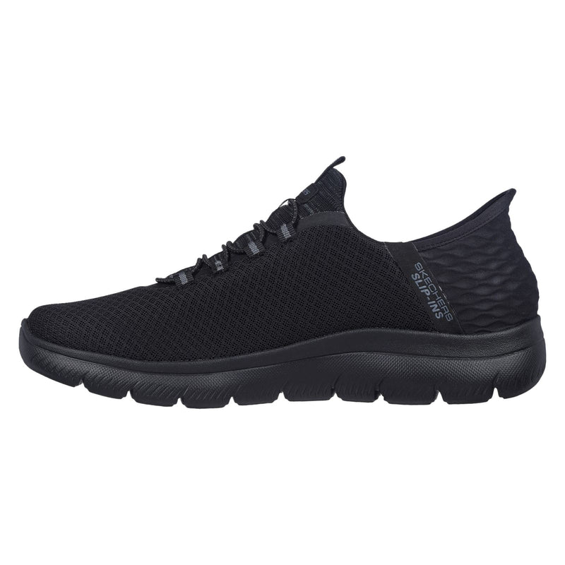 Skechers Slip-ins: Summits - High Range Synthetik Herren Sneaker In Schwarz