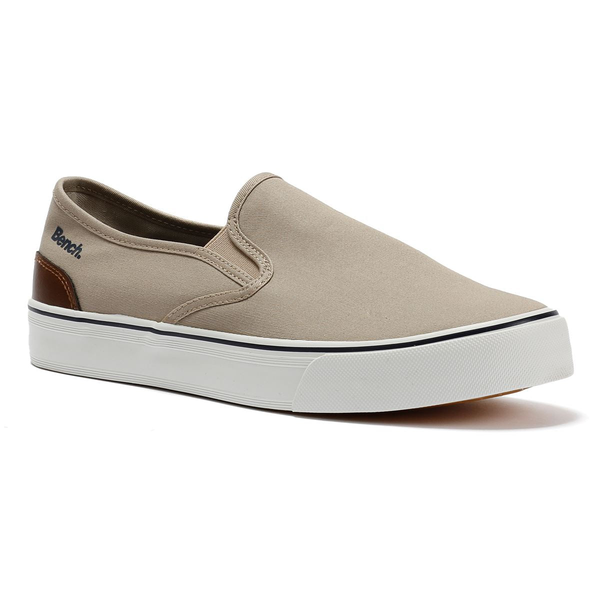 Bench Dalton Canvas Herren Sneakers In Beige