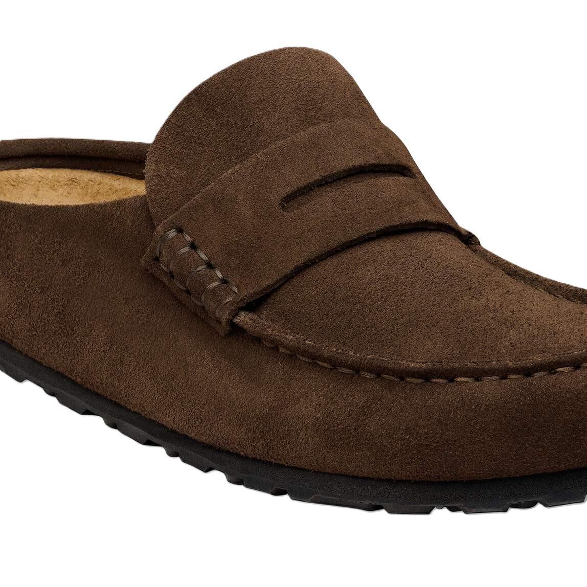 Birkenstock Naples Wildlederbraune Clogs