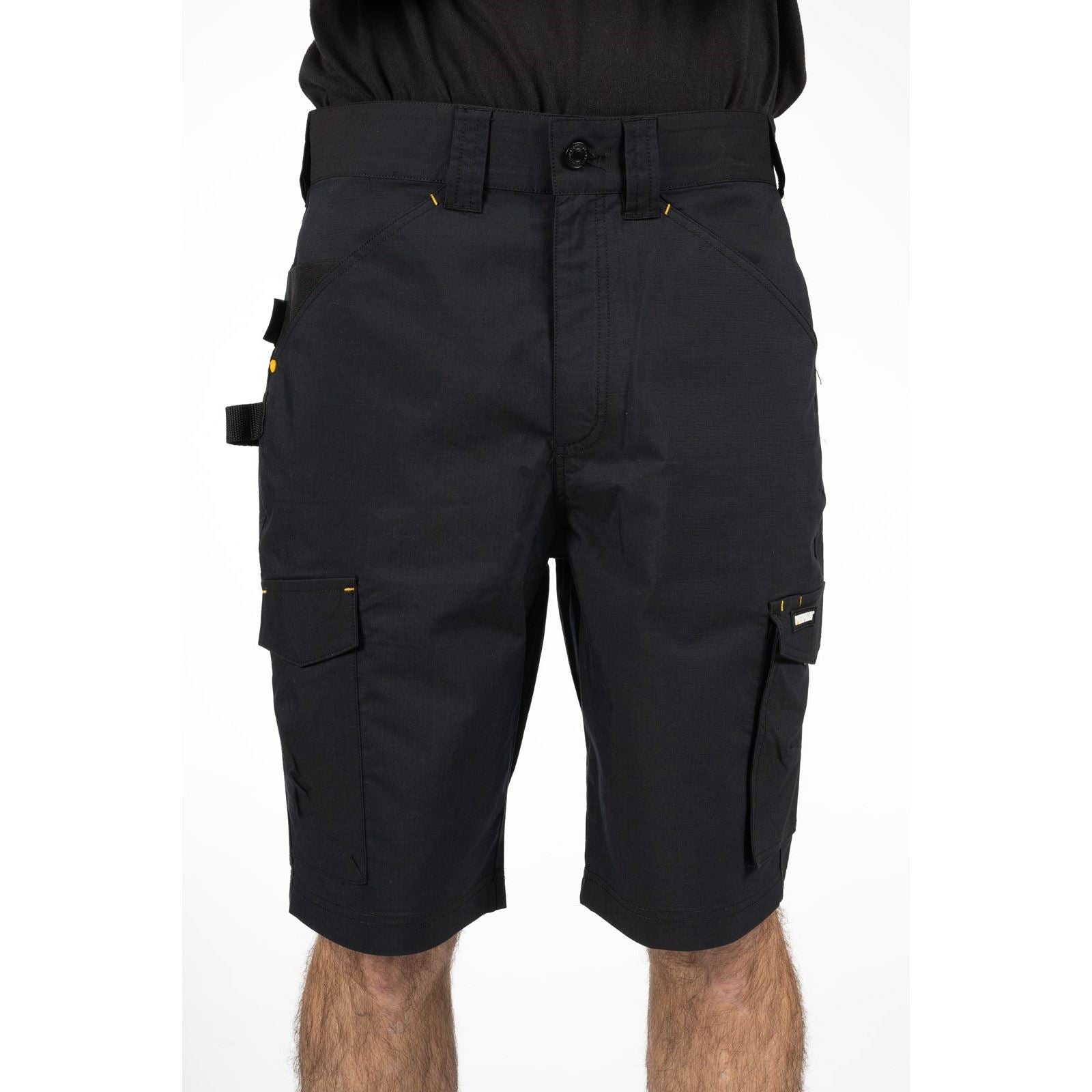 Caterpillar Nexus Stretch Baumwoll Arbeits Shorts Für Herren In Schwarz