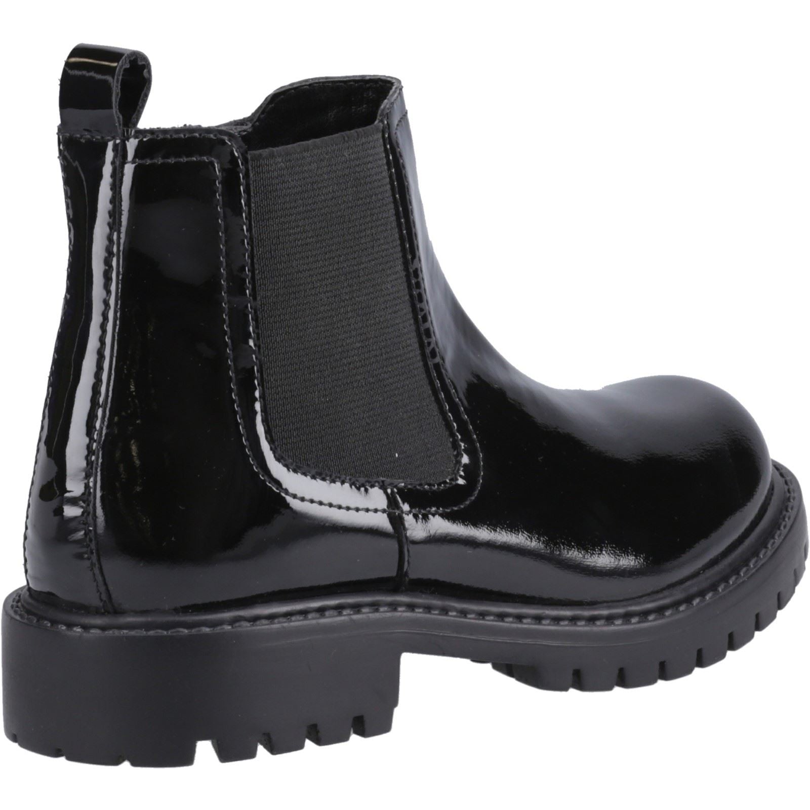 Hush Puppies Ariella Chelsea Mädchen Schwarze Farbe Lederstiefel