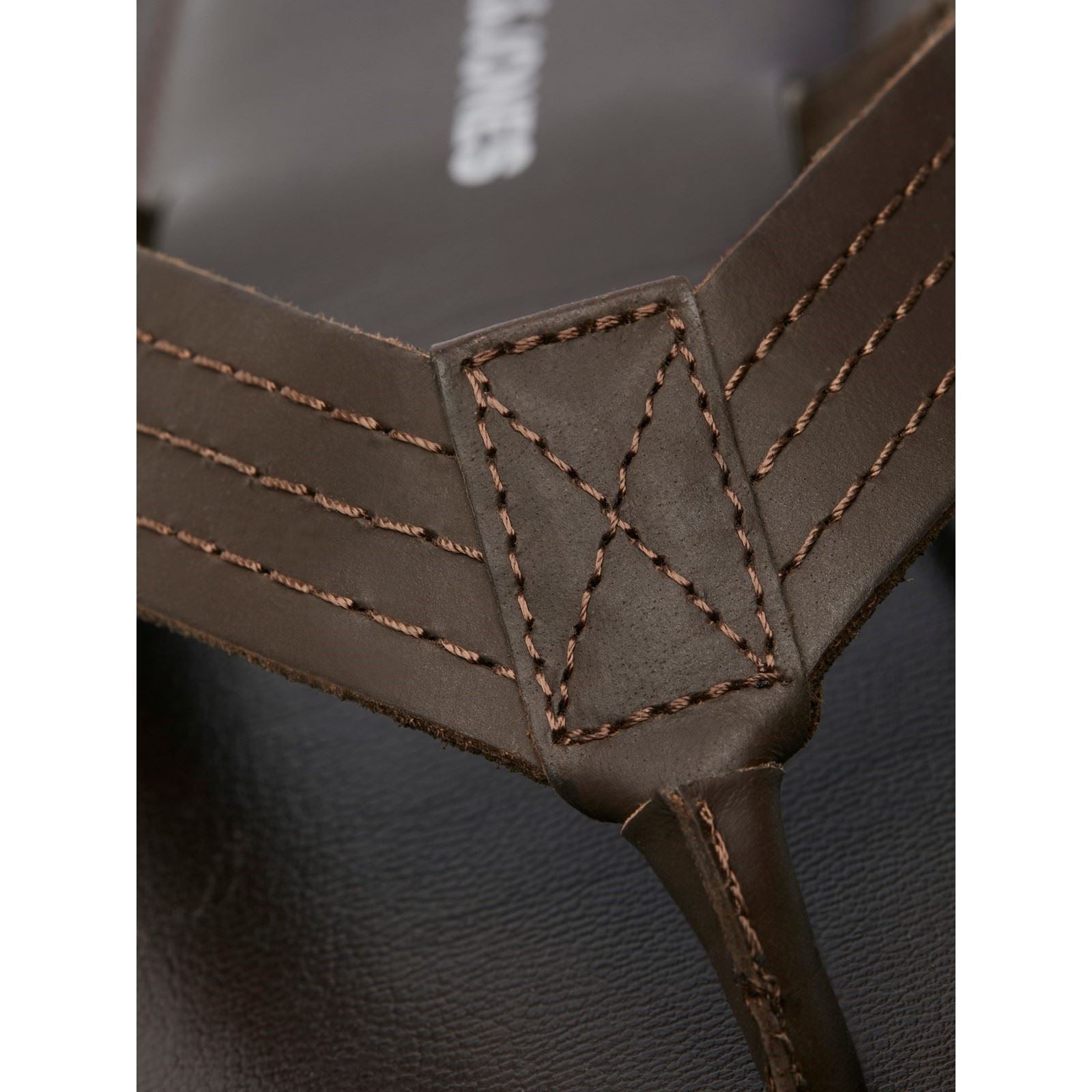 Jack & Jones Washton Herren Zehentrenner Aus Braunem Leder
