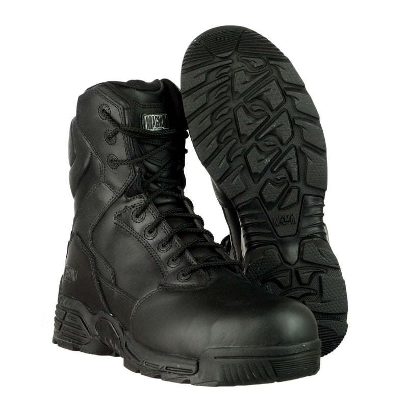 Magnum Stealth Force Acht Komma Null Leder Schwarze Sicherheitsstiefel