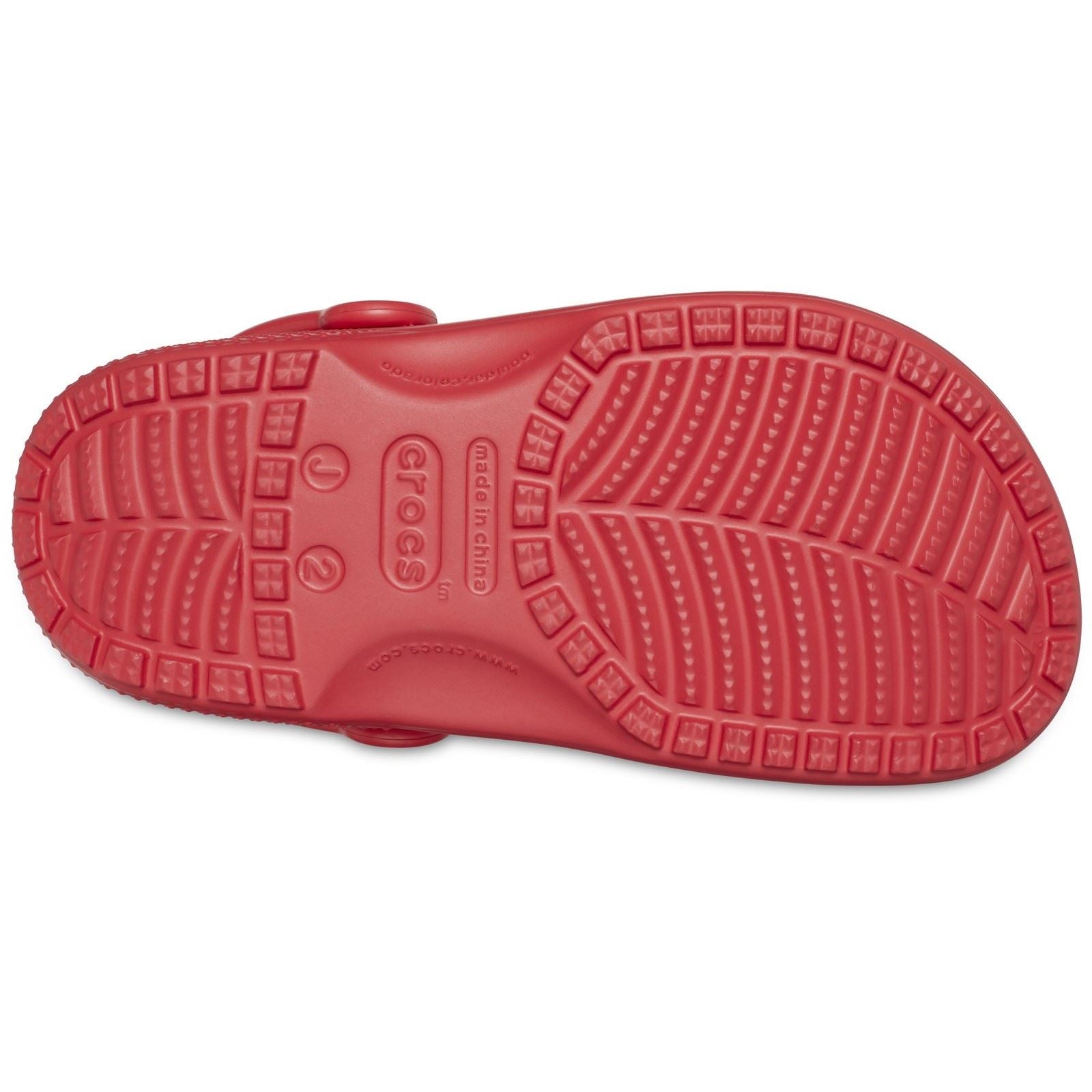 Crocs Kids' Classic Thermoplastische Varsity Red Loafer