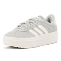 Adidas VL Court Bold Damen Sneaker Aus Grauem Leder