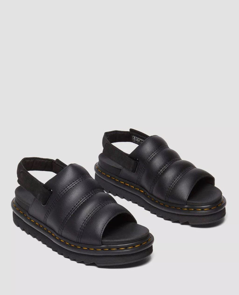 Dr. Martens Kole Leder Schwarze Sandalen