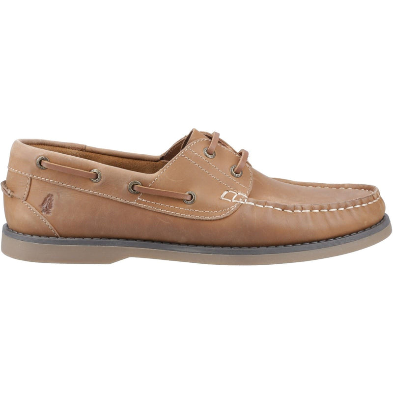 Hush Puppies Wilson Herren Bootsschuhe Aus Leder In Beige