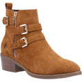 Hush Puppies Jenna Leder Damen Stiefeletten In Beige