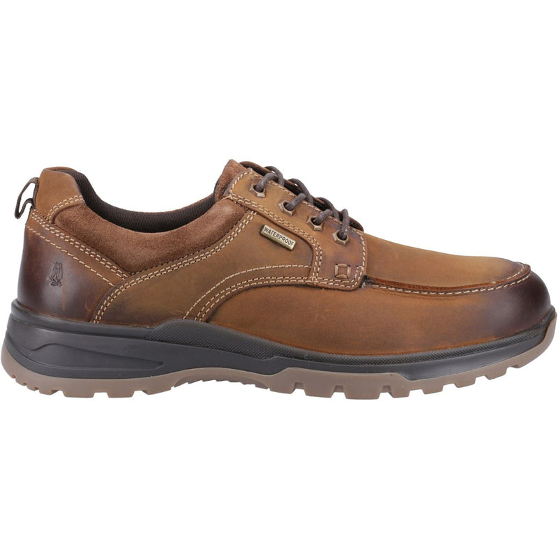 Hush Puppies Percy Leder Herren Tan Schnürschuhe