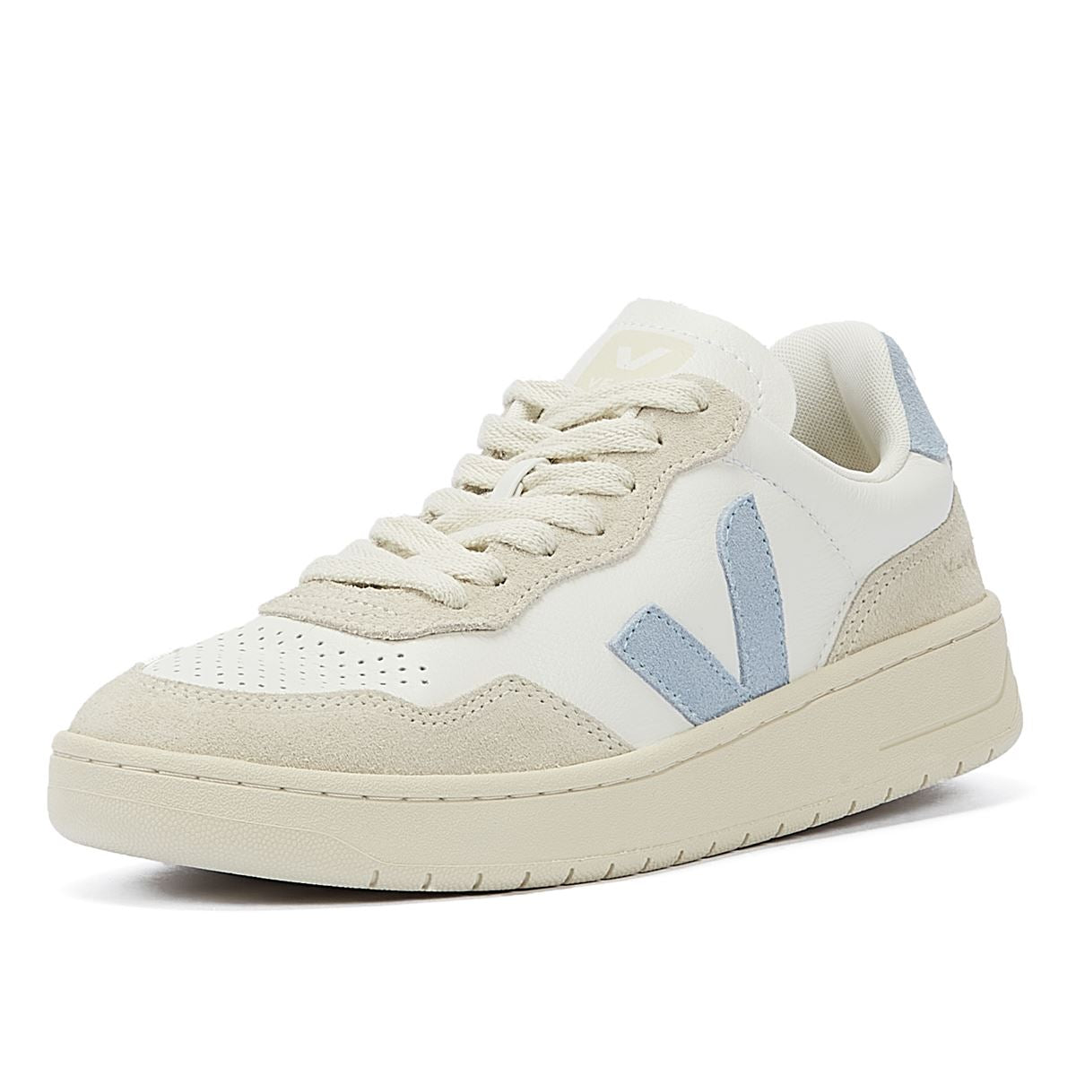 Veja V-90 Damen Extra Weiß/Stahl Sneakers