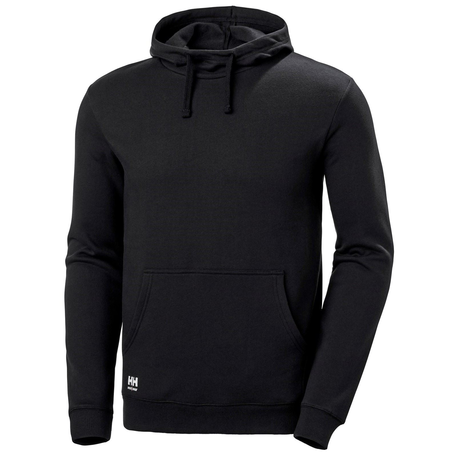 Helly Hansen Workwear Manchester Baumwolle Herren Schwarzes Kapuzensweatshirt