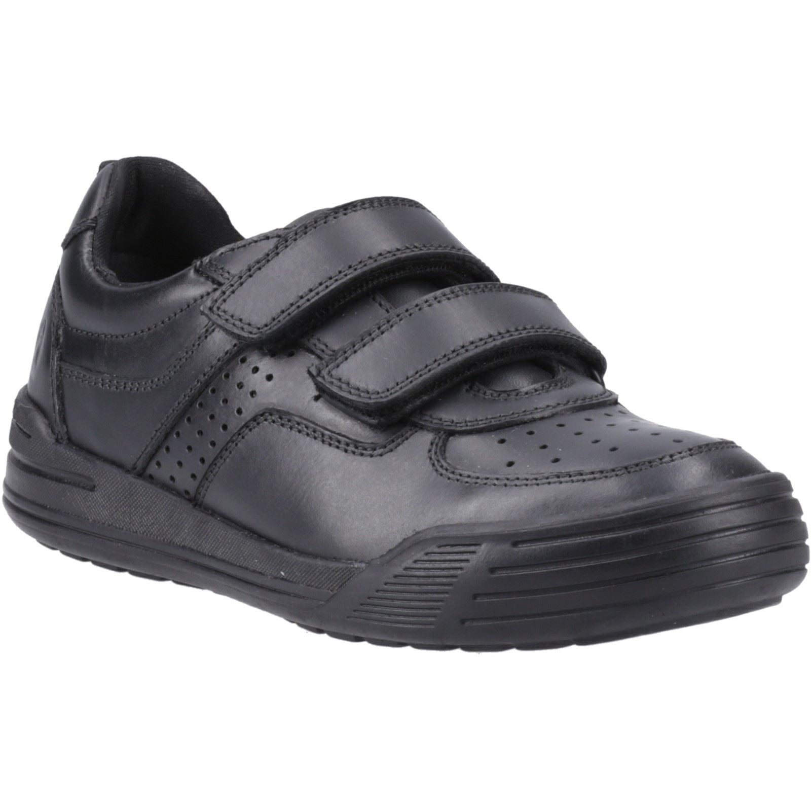 Hush Puppies Sully Lederschuhe Für Jungen In Schwarz