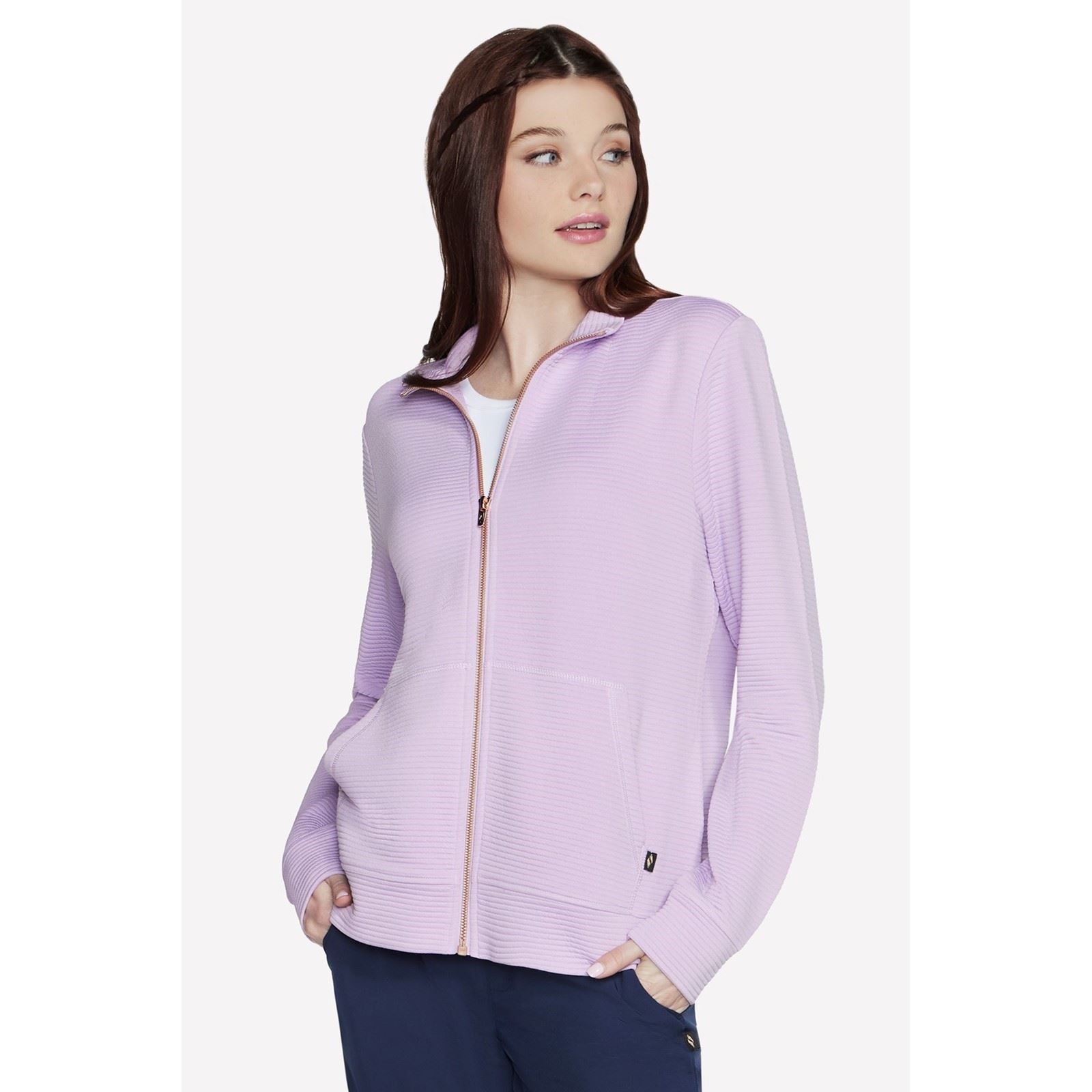 Skechers GO WALK Everywhere Damen Lila Jacke