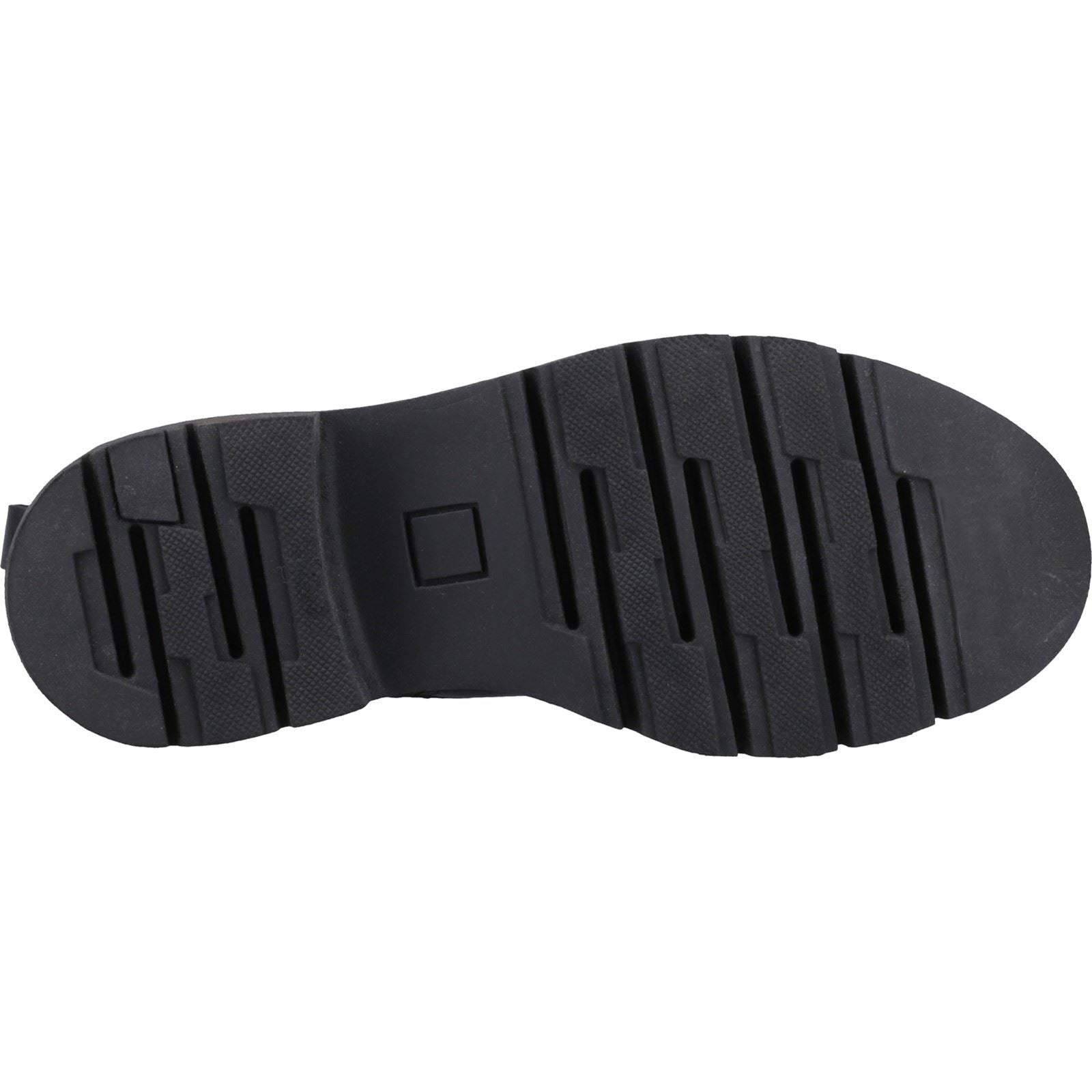 Hush Puppies Rhea Damenlederstiefel In Schwarz