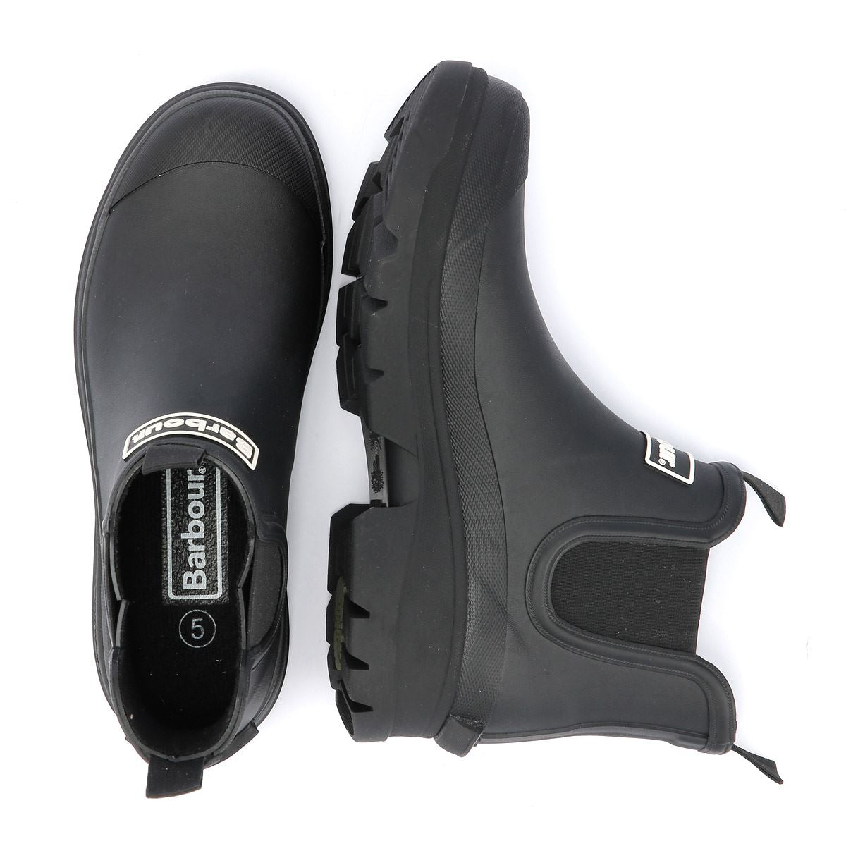 Barbour Nimbus Damen Schwarze Gummistiefel