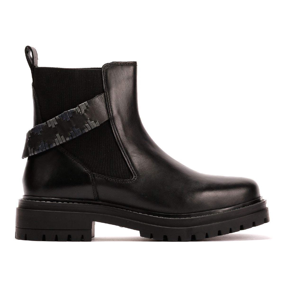 Osprey London The Guildford Chelsea Leder Damen Schwarze Stiefel