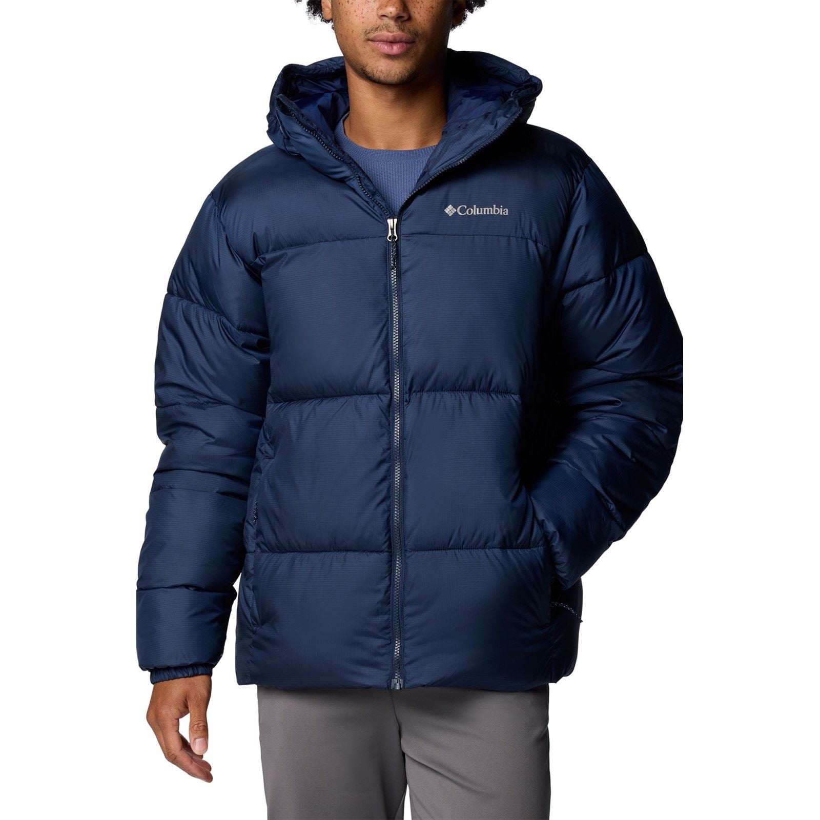 Columbia Puffect II Herren Blaue Pufferjacke