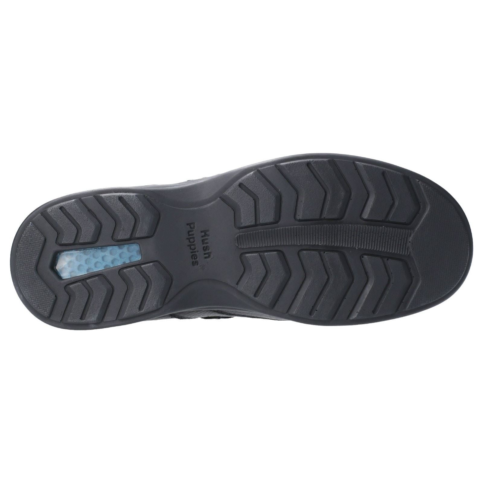 Hush Puppies Randall II Schwarze Farbe Herren-Schnürschuhe Aus Leder