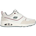 Skechers Uno - Retro One Herren-Sneaker Aus Weiß/Grauem Leder