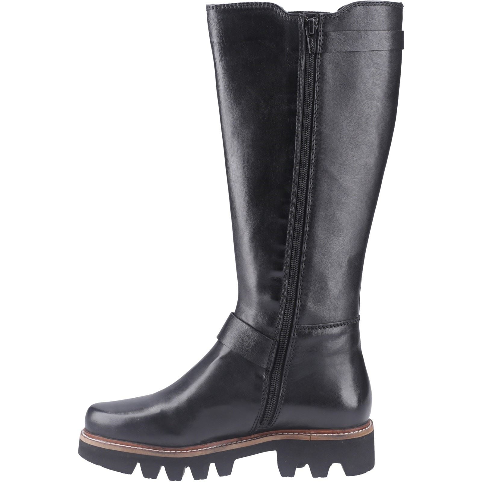 Pod Aleena Kunstleder Damen Schwarze Stiefel