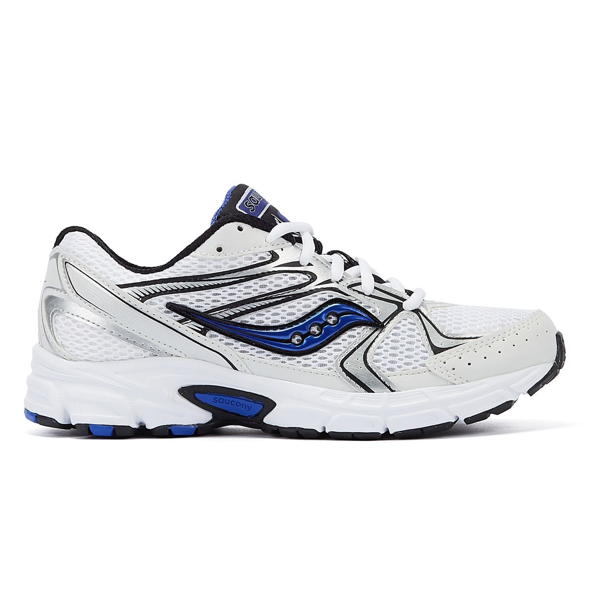 Saucony Ride Millenium Weiß/Blaue Turnschuhe