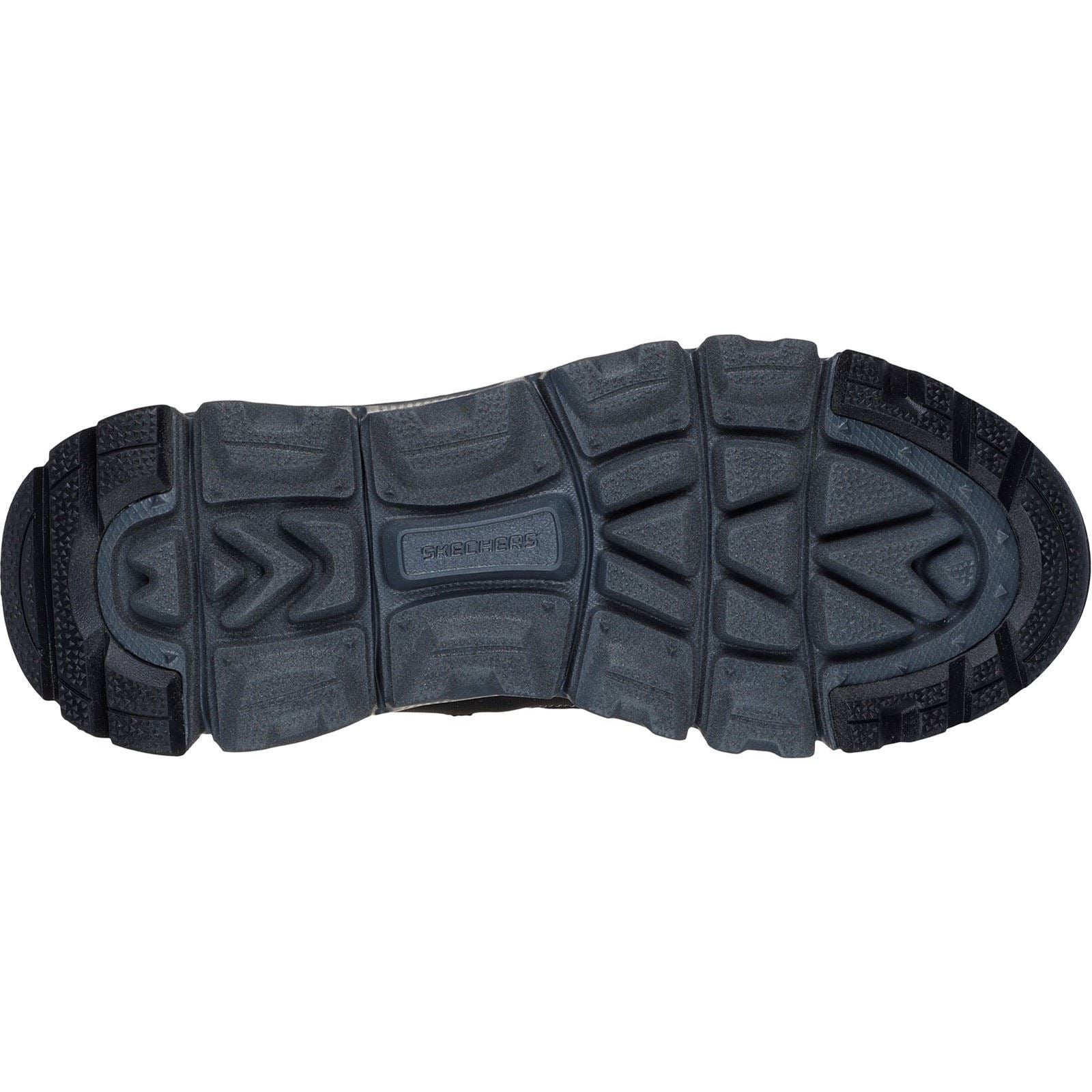 Skechers Summits AT Synthetische Herren-Wanderstiefel In Schwarz/Anthrazit.