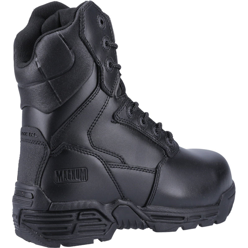 Magnum Stealth Force Acht Komma Null Leder Schwarze Sicherheitsstiefel
