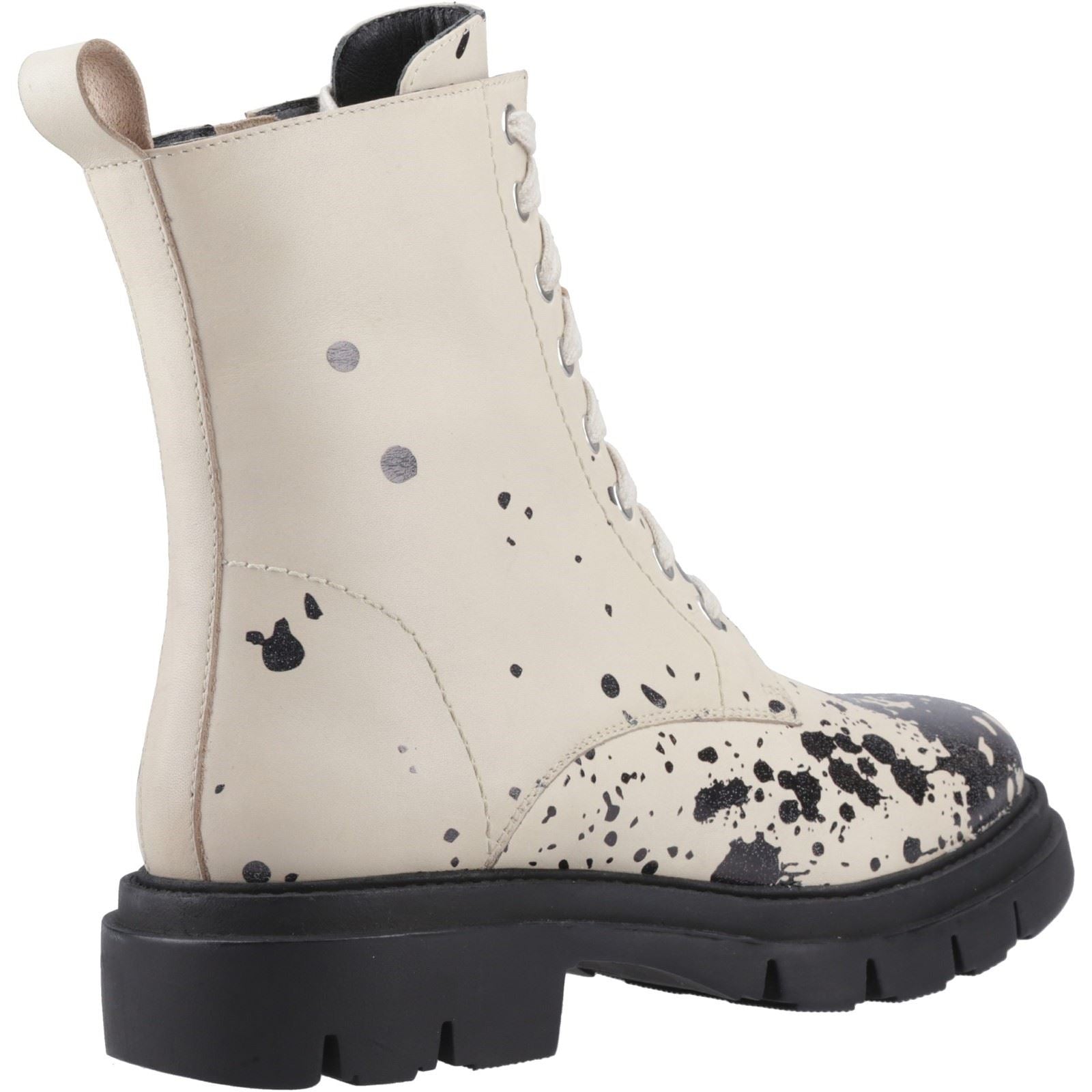 Hush Puppies Rhea Lace Damen Stiefel aus Leder in Beige