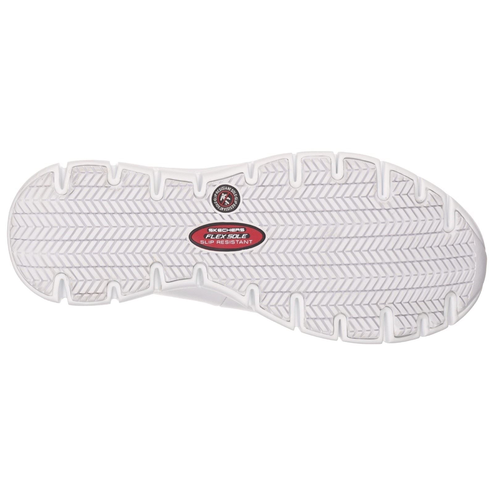 Skechers Workwear Sure Track Damen Sneaker Aus Weißem Leder