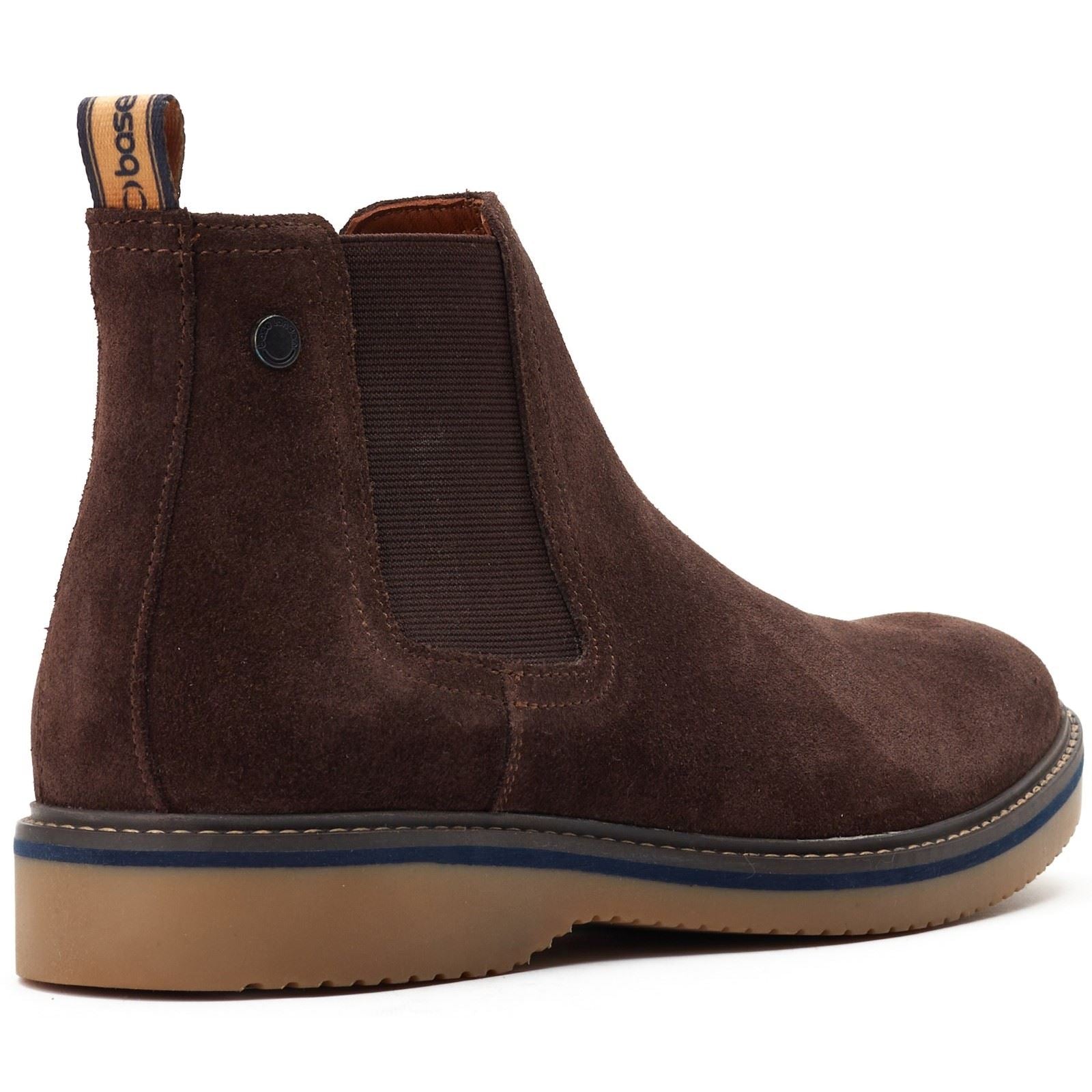 Base London Hooper Leder Herren Dunkelbraune Stiefel