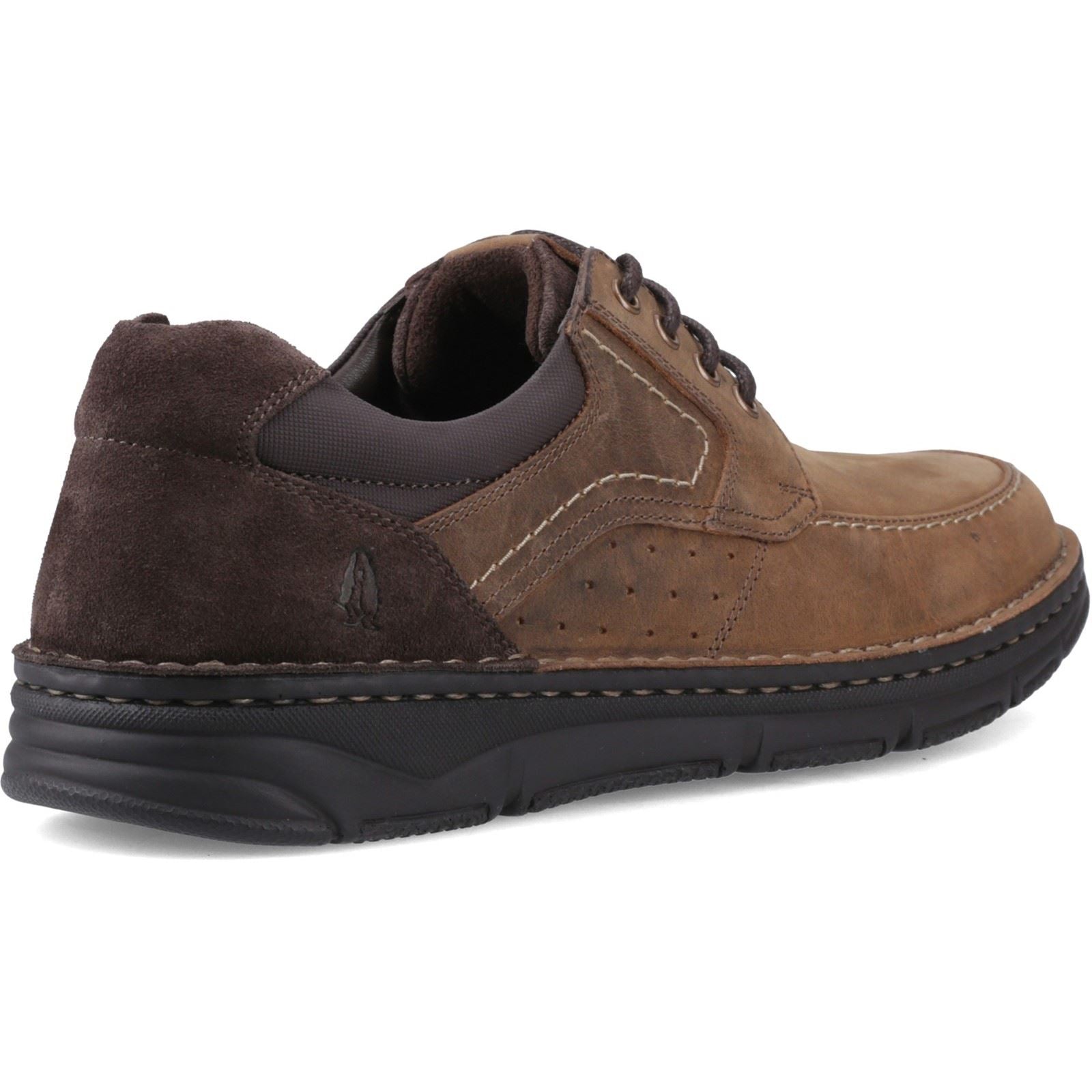 Hush Puppies Franklin Lace Up Shoe Leder Herren Tan Freizeitschuhe