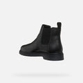 Geox Spherica EC1 C Tumble Leder Herren Schwarze Stiefel