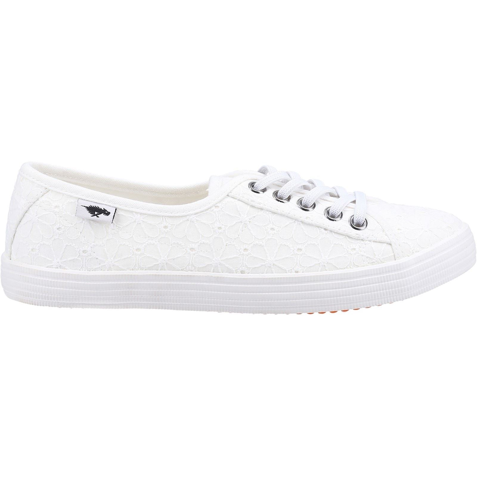Rocket Dog Chow Chow Damen Sneaker Aus Weißer Baumwolle