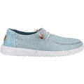 HEYDUDE Wendy Heathered Slub Tropical Damenblaue Mokassins
