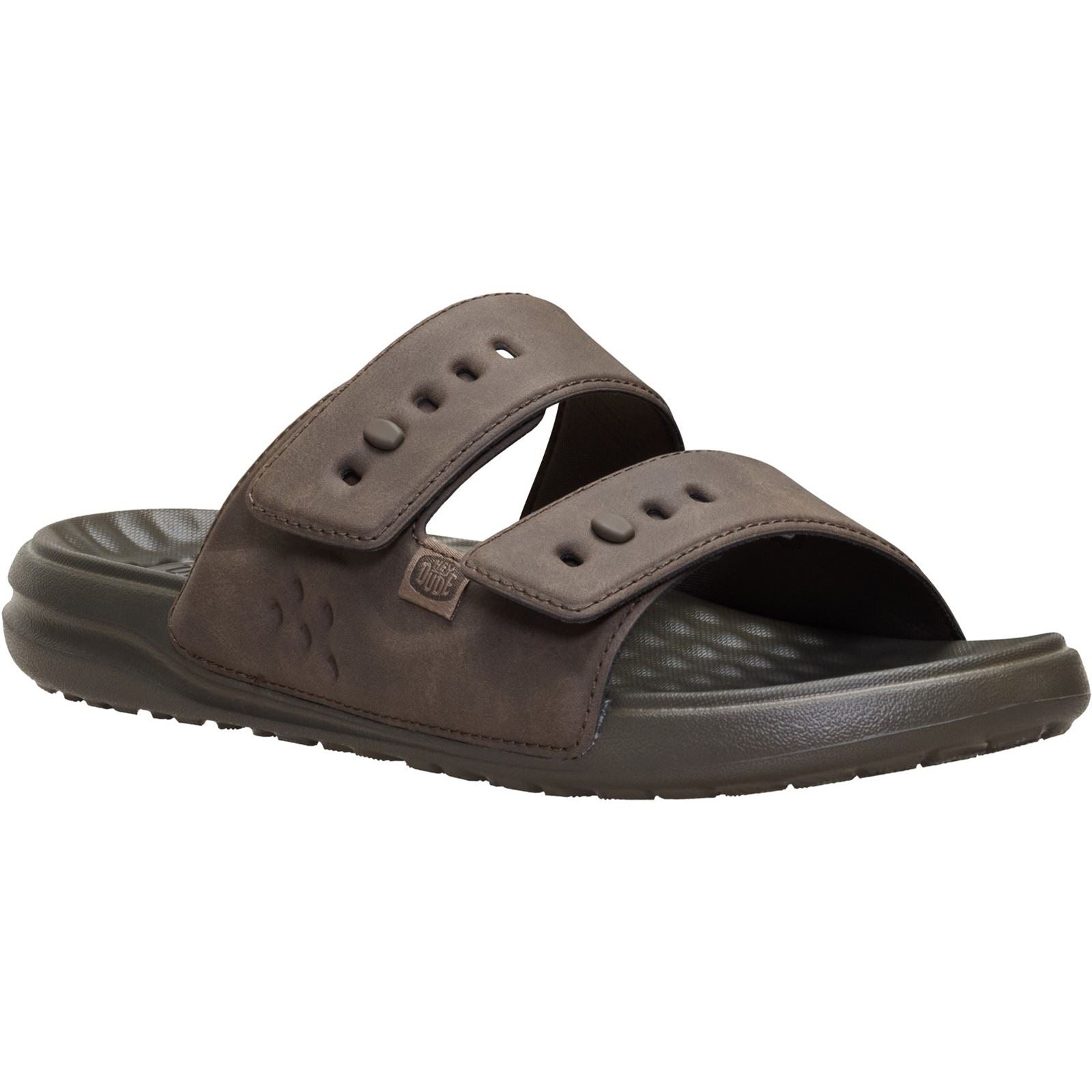 HEYDUDE Wave 2 Strap Polyurethan Herren Major Braune Sandalen
