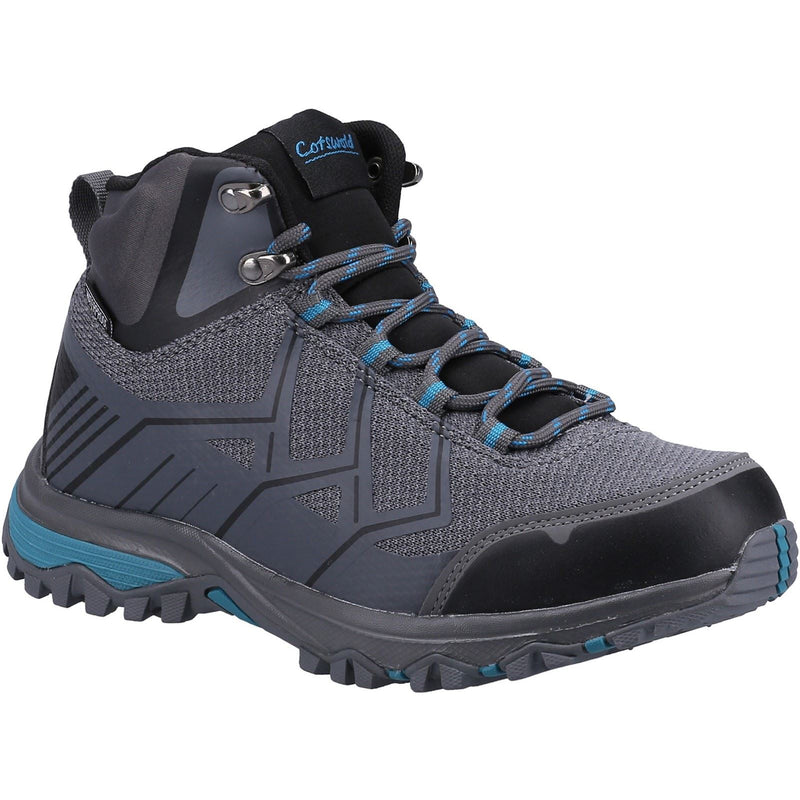 Cotswold Wychwood Mid Rpet+Mesh Damen Wanderstiefel Grau/Blau