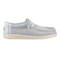 HEYDUDE Wally Jute Herren Mokassinschuhe Aus Jutegewebe In Cloud Blau/Dawn Blau