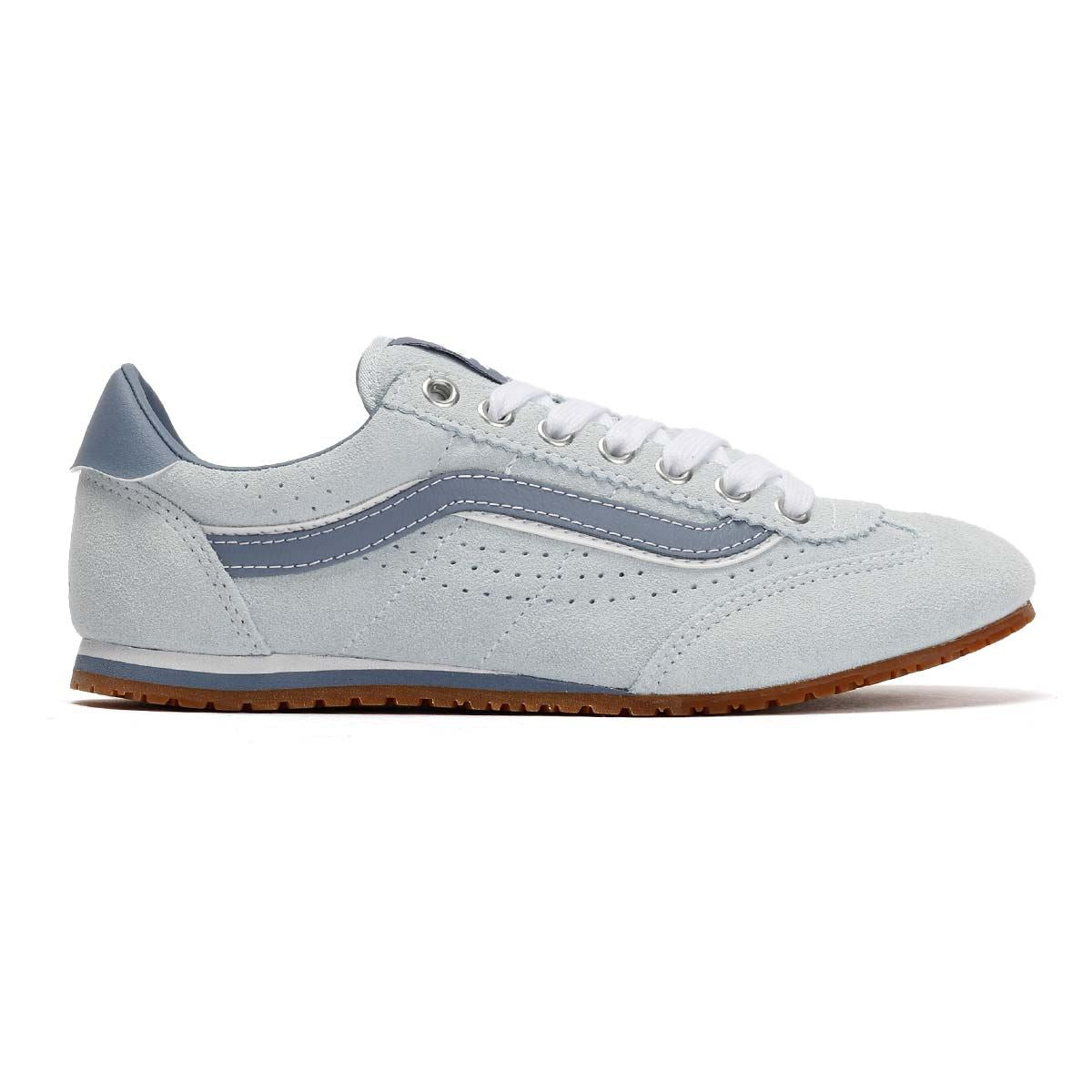 Vans Super Lowpro Wildleder Damen Blaue Sneaker