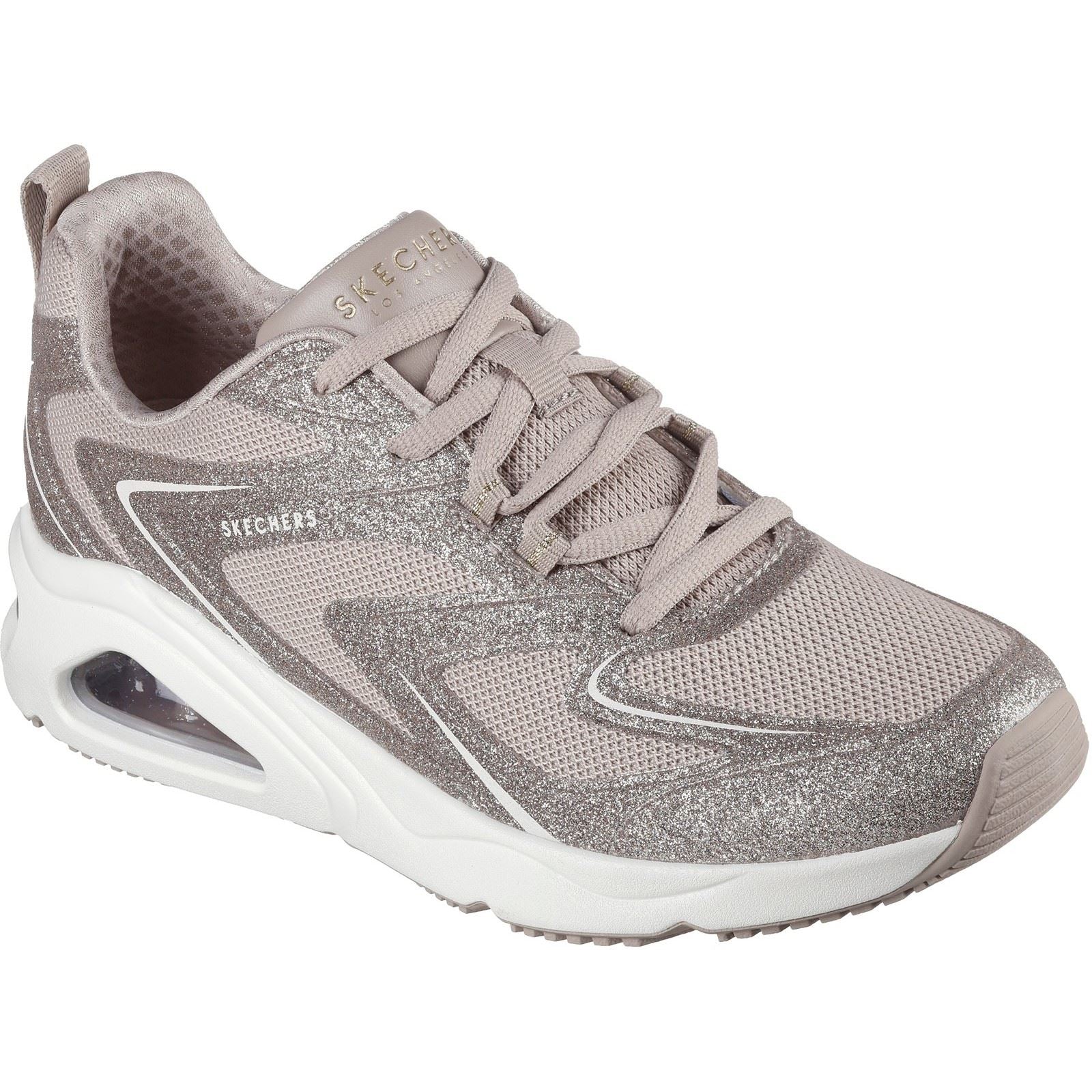 Skechers Tres-Air Uno Glit Airy Damen Taupe Sneaker