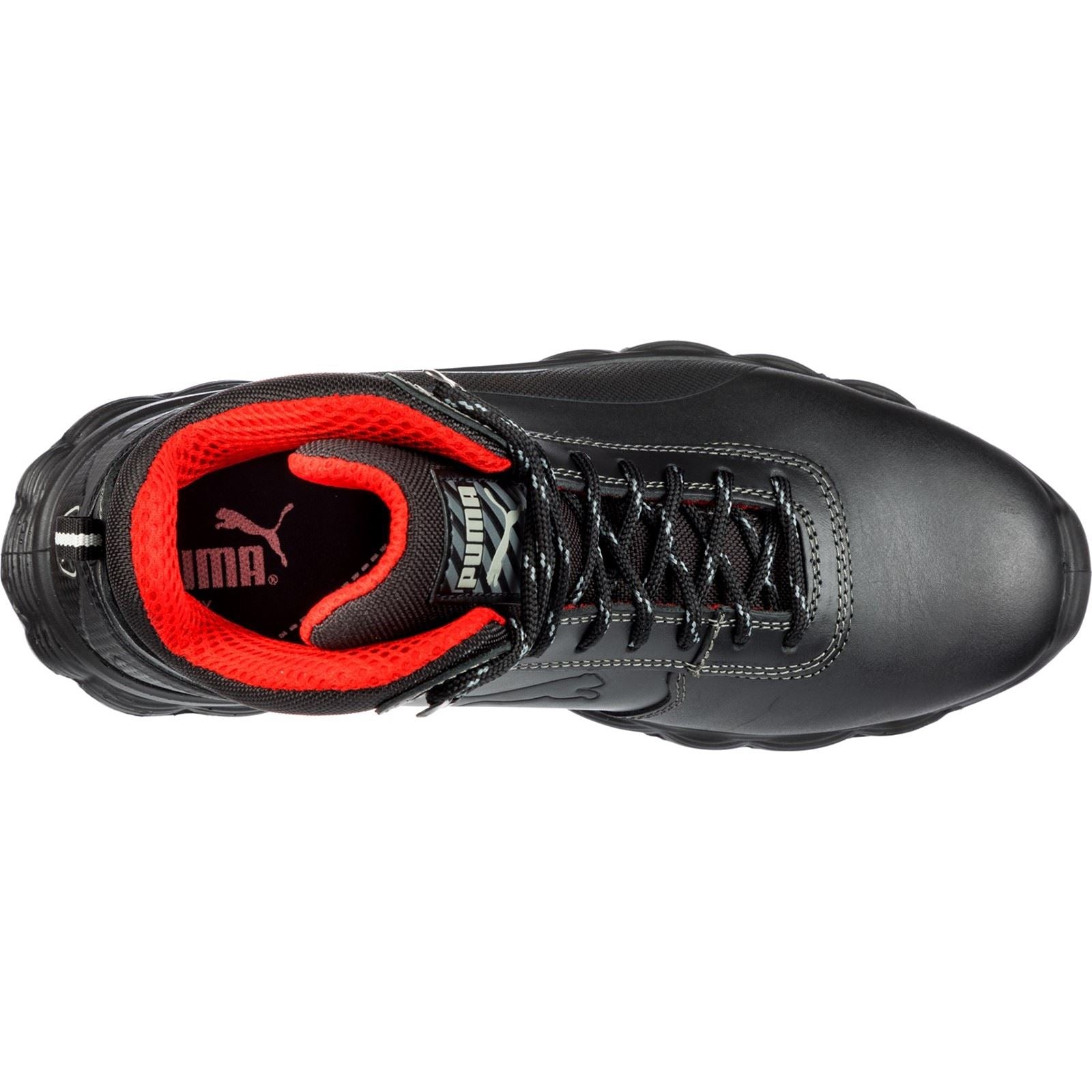 Puma Safety Condor Mid S3 Nubuk Schwarz Sicherheitsstiefel