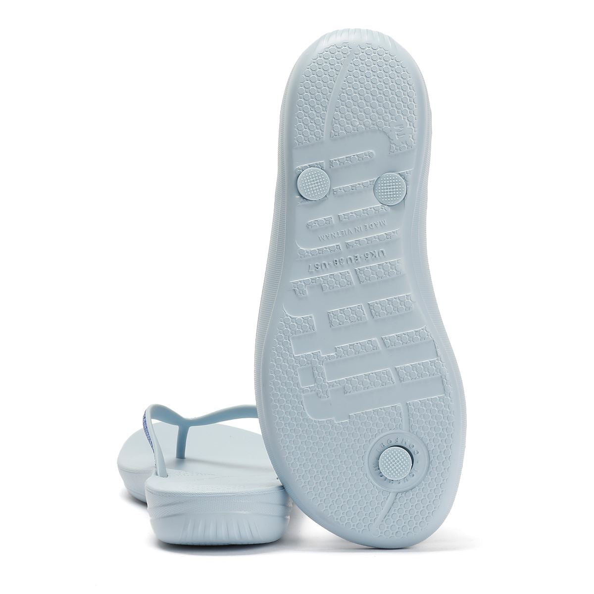 FitFlop Iqushion Sparkle Damen Blaue Flip-Flops