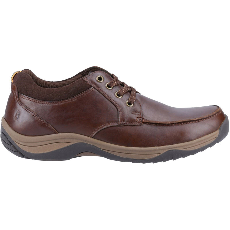 Hush Puppies Derek Herren Kaffeebraune Lederschnürschuhe