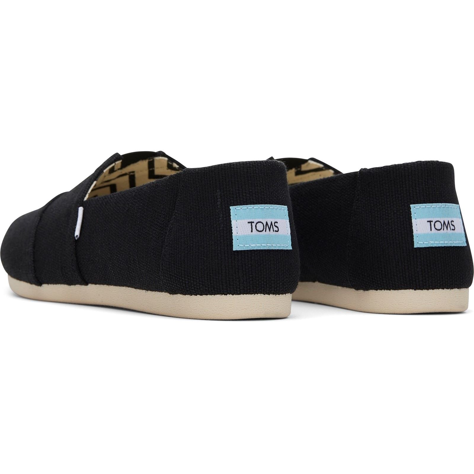 TOMS Alpargata Classic Baumwolle Damen Schwarze Farbe Espadrilles