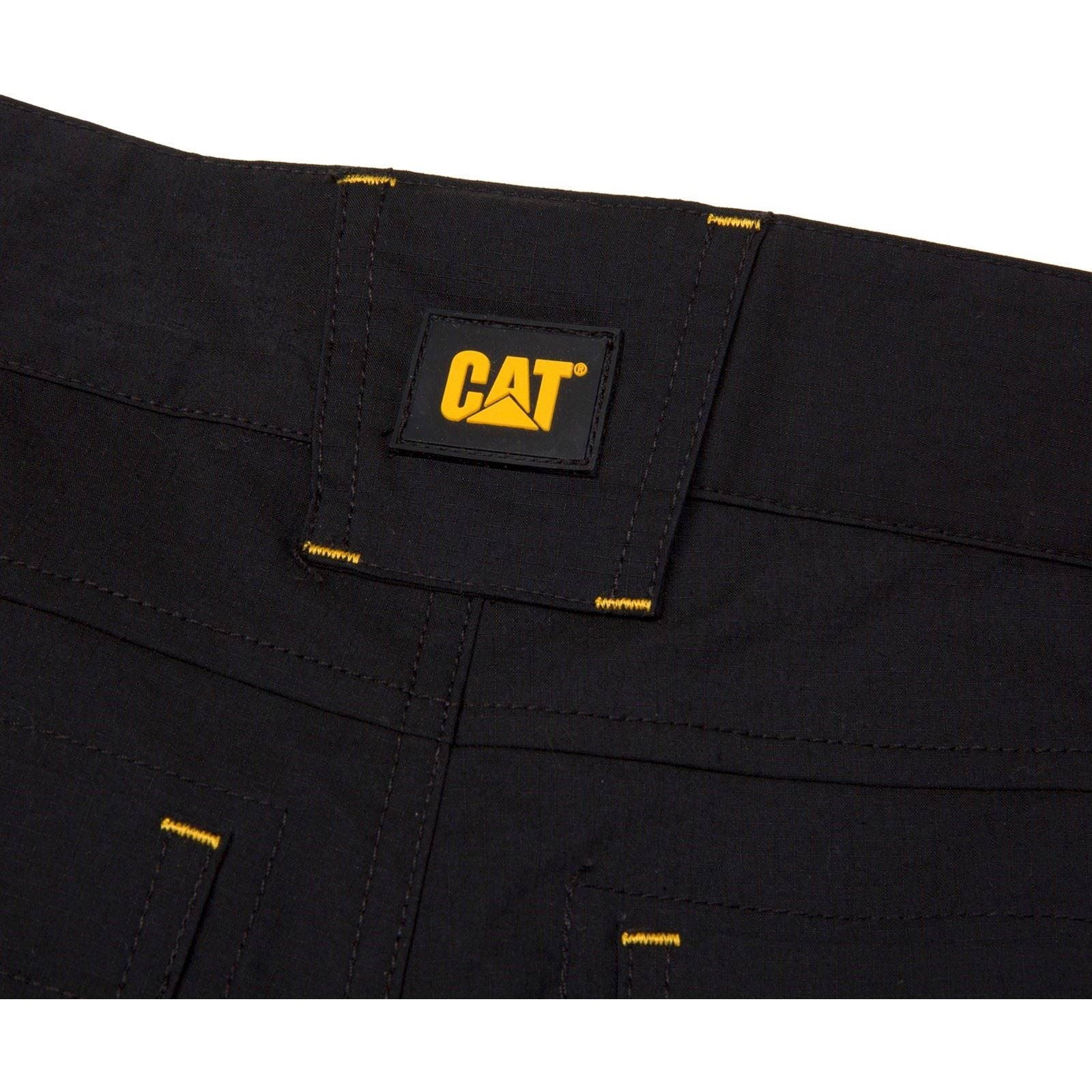 Caterpillar Nexus Stretch Baumwoll Arbeits Shorts Für Herren In Schwarz