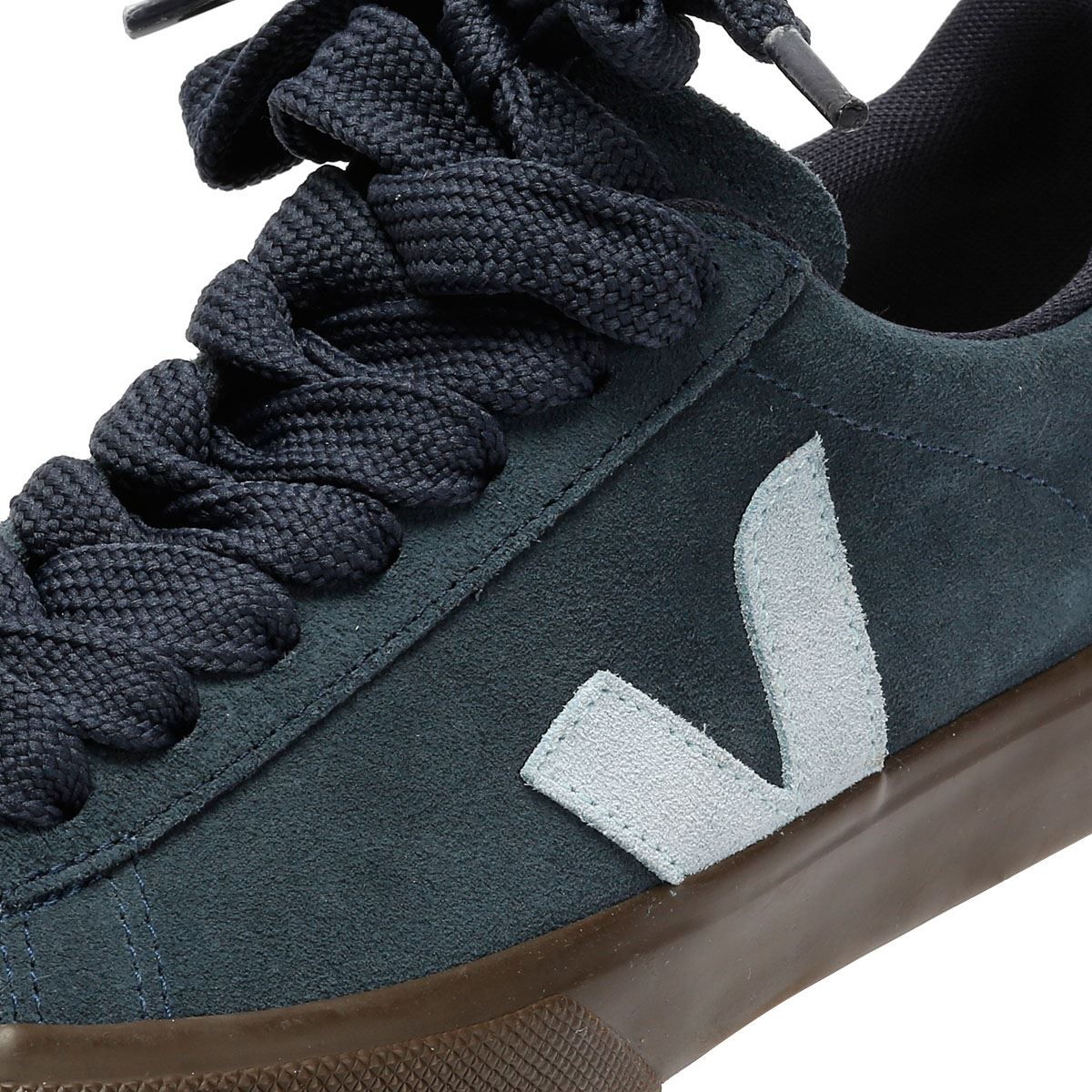 Veja Campo Wildleder Damen Blaue Sneaker